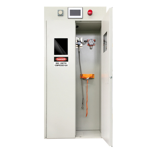 Full-steel explosion proof gas cylinder cabinet for H2