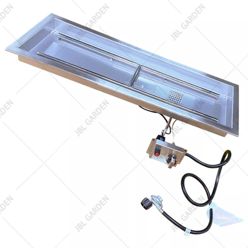 Stainless Steel Rectangle Fire Pit Burner