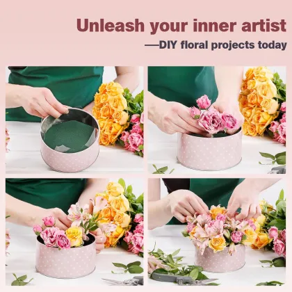 Florist green foam for flower arrangements