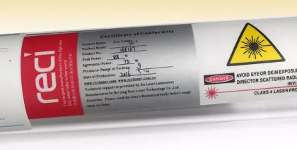 laser fiber tube 130W reci laser tube  90W for Laser  Cutting  Engraving machine