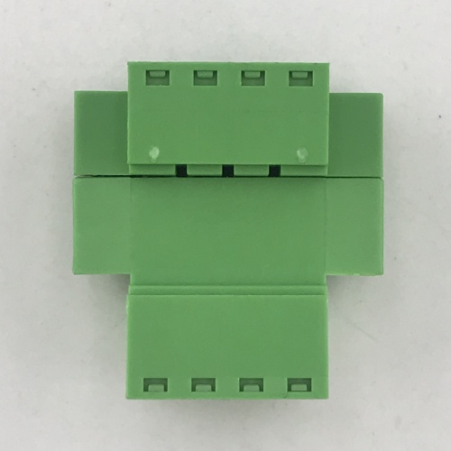 pluggable male to female with flange terminal block