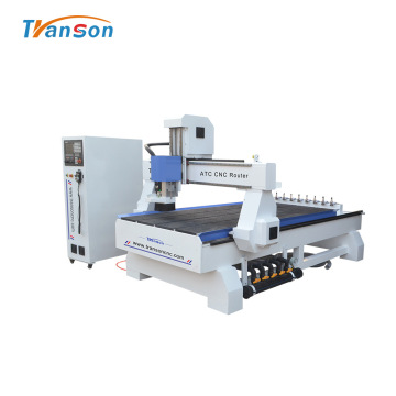 Roteador CNC 1325 ATC com cortador de faca oscilante