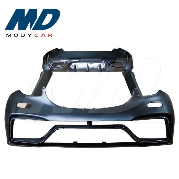 Black Sails Style Half Carbon Fiber Body Kits for 2016-2018 Mercedes-Benz SMART Fortwo