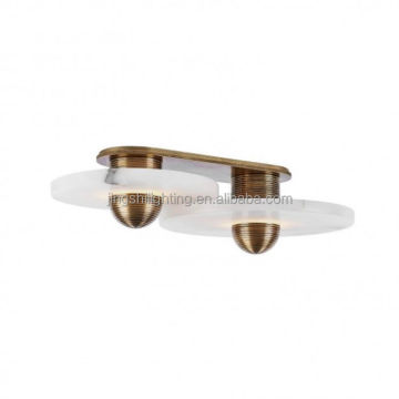 Hot Selling Metal Industrial Simon Black Brass Alabaster Lamp