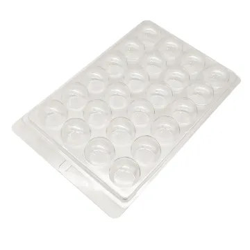 Plastic PET Truffle Chocolate Blister Packaging Clamshell