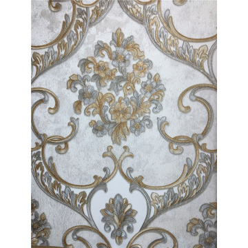 European Style Luxury Damask PVC wallpaper For Home