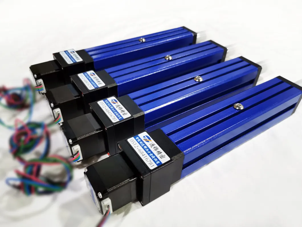 Лёгкі, невялікае шум, лінейнавы прывад для прамысловай аўтаматызацыі прамысловасці