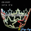 Completo redondo corona corona del desfile patriótico