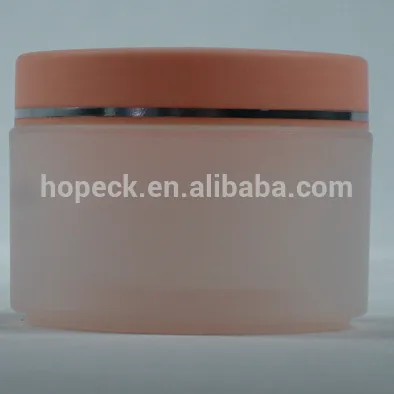 double wall round shape PP cream jar