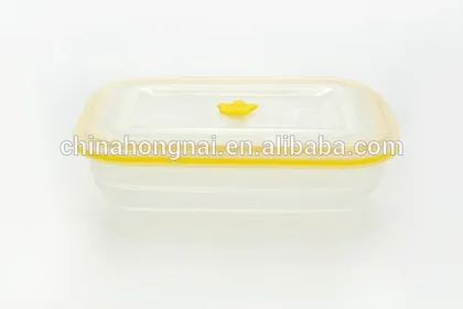 fresh keeping functional foldable food storage ,silicone fresh container,picnic lunch box