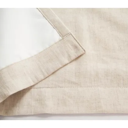 Blackout Curtains: Fashionable Faux Linen Fiber Curtains from Pakistan