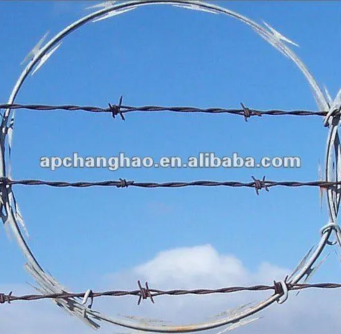 Barrier razor barbed wire(double loops)