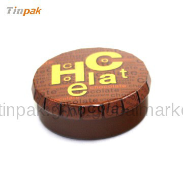 Round metal tins