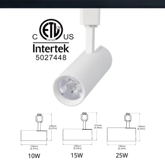 RONSE Commercial Round LED Spot Diffuser 24W ROHS J Type Track Light
