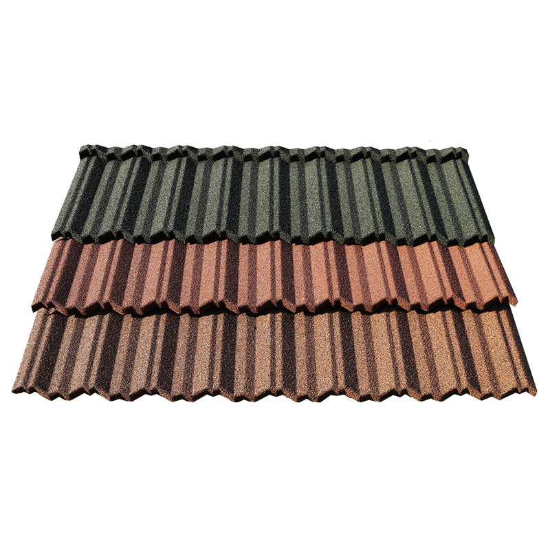 Gradiente verde preto Milano Metal Roofing