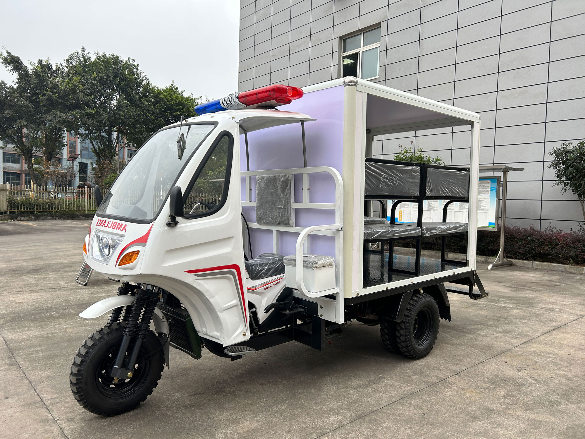 Triciclo policial personalizado para la aplicación de la ley
