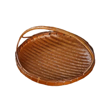 Exquisite Handwoven Bamboo Storage Set for Tea Room & Office Decor
