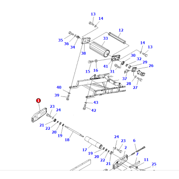 Harga Grosir BR210JG-1 Bagian Cadangan Digunakan 8221-75-2330 Frame