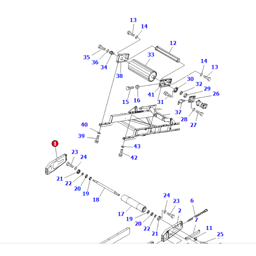 Prezzo all&#39;ingrosso BR210JG-1 Parte di ricambio utilizzata 8221-75-2330 Frame