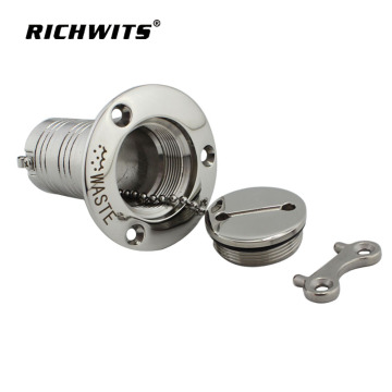 316/304 stainless steel deck fillerwith key