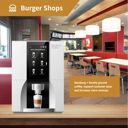DELISSIMO Smart Automatic Coffee Vending Machine - JAVA