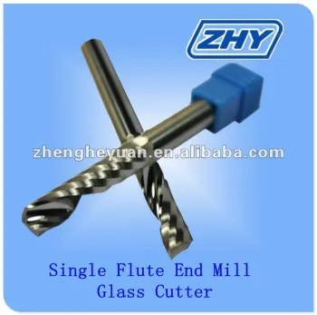 single flute solid carbide milling cutter for cnc