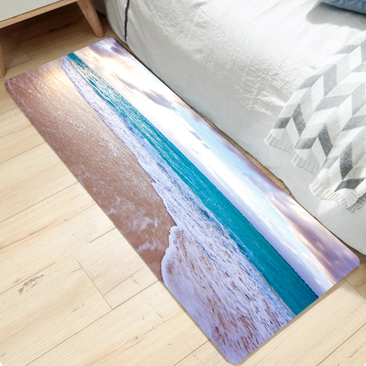 Flannel high definition digital printed floor mat- (5)-6