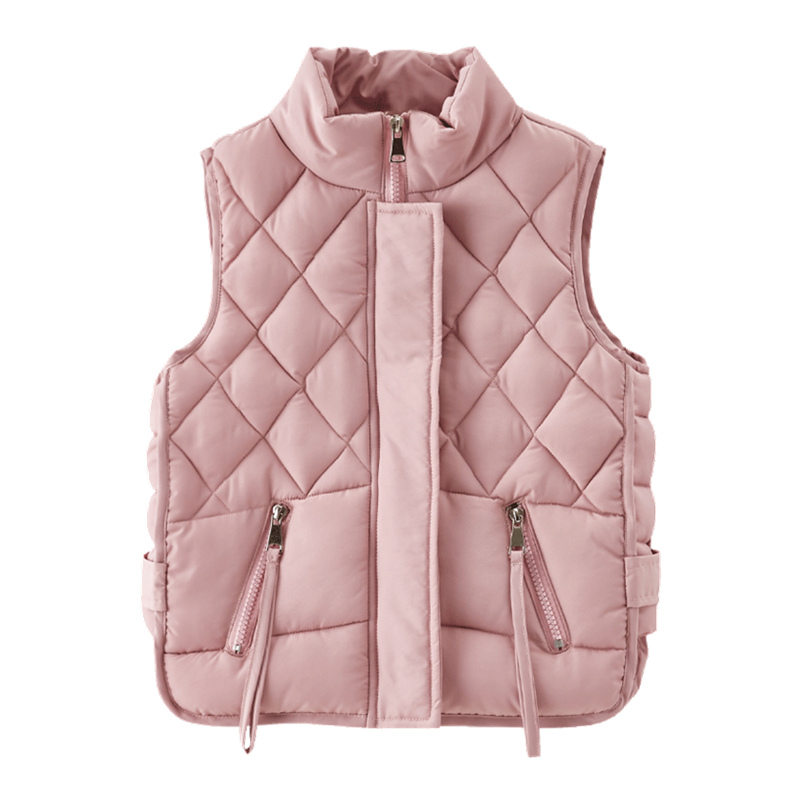 Fashion Children's Vest for Girls Warm Vests & Waistcoats Kids Sleeveless Jacket Outwear Baby Autumn Winter Clothes for Girls