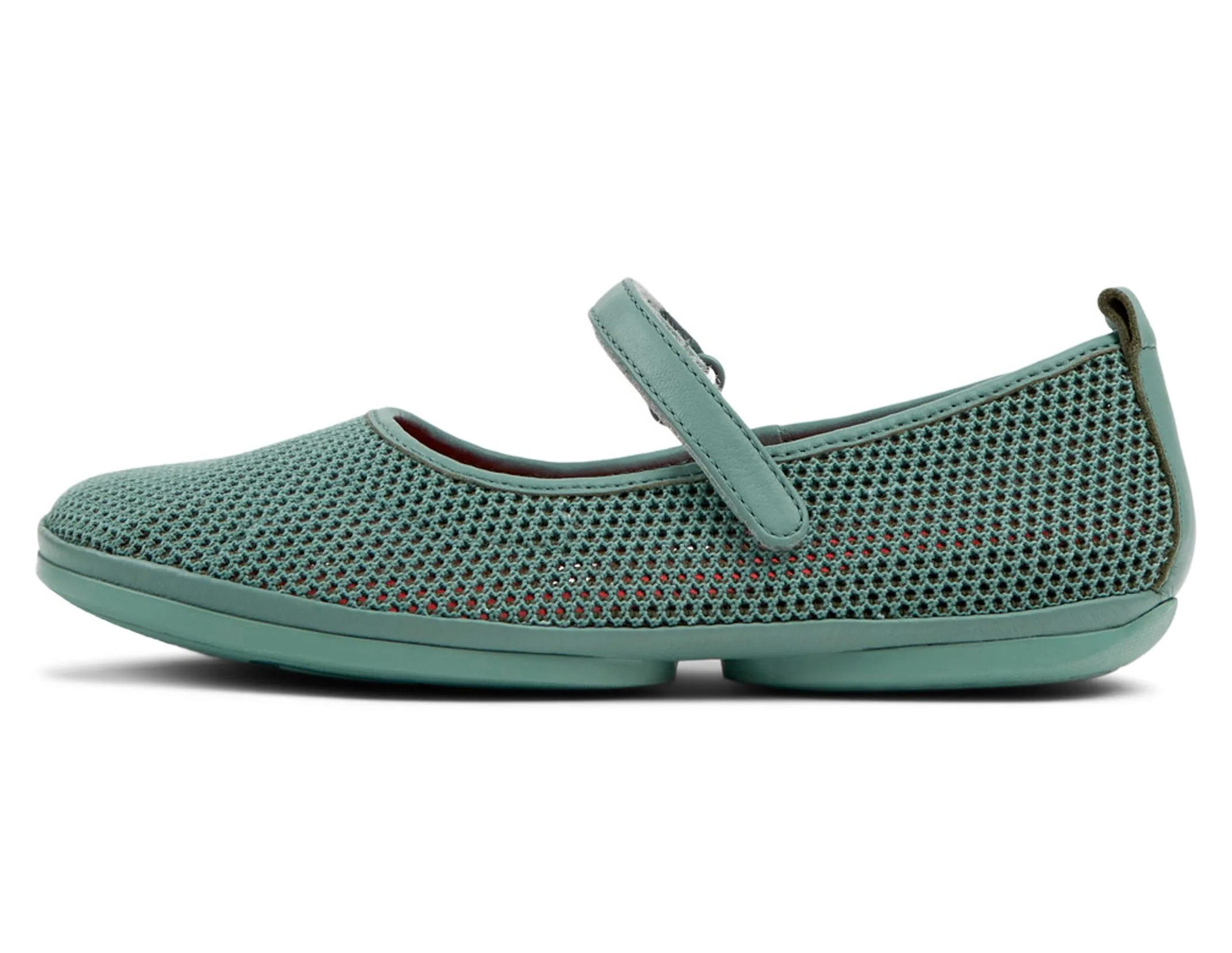 Breathable Mesh Ballet Flats with Mary Jane Design