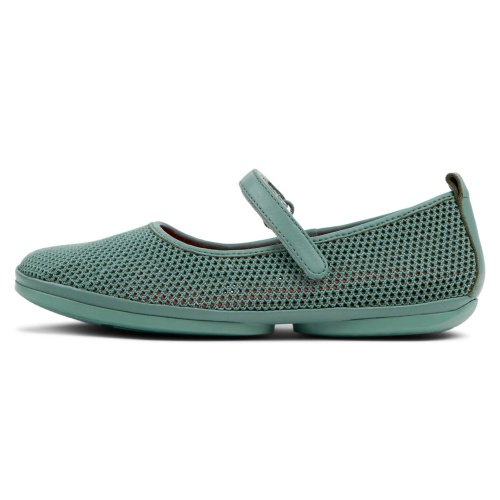 Breathable Mesh Ballet Flats with Mary Jane Design