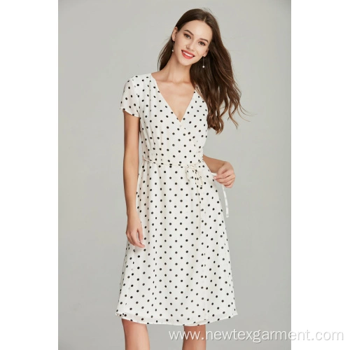 knee length dresses for ladies Viscose Dress with Straps | Beige Birch