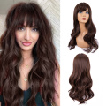 Popular Long Wavy Women Synthetic Wig For Party