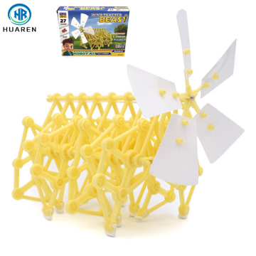 Factory Direct Mini Strandbeest Model Kit: An Innovative STEM Learning Toy powered by Wind Energy
