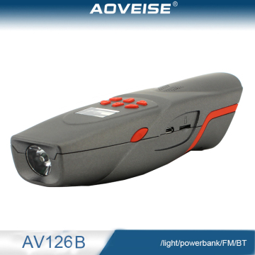 commonly used accessories of bicycle wireless speaker with led light for bike handdlbar AV126B[AOVEISE]