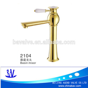 Contemporary Style and Brass Surface Finishing basin mixer faucets