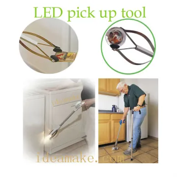 Reacher Grabber with LED Light,garbage Grabber,great for indoor or out