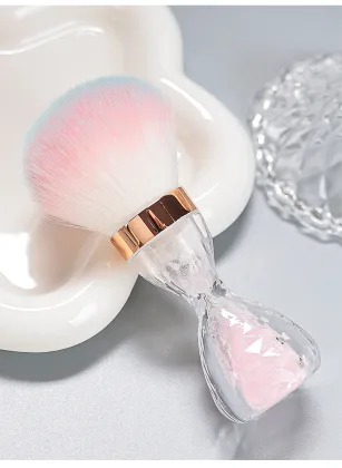 New Hourglass Handle Nail Clean Brush