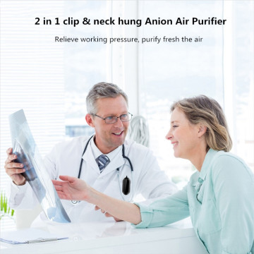 Collar purificador de aire personal usable a9