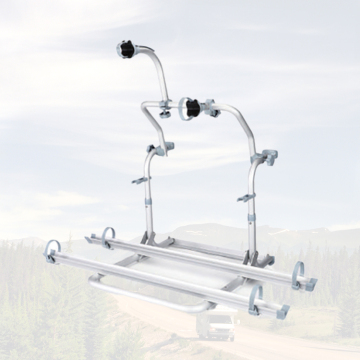 Best Durable Motor Home Accessories: Aluminum Ladder and CB50 Bike Carrier for Trailers and Campers