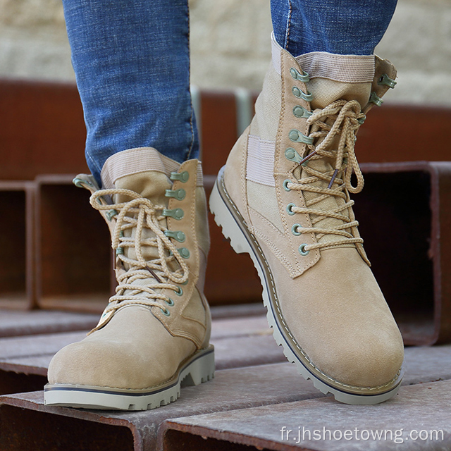 Bottes tactiques militaires de l&#39;armée de marche hommes