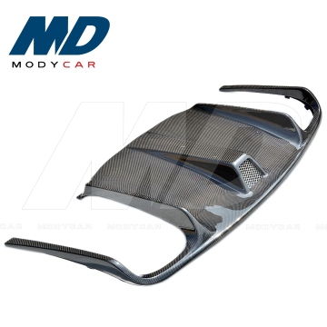 Bộ khuếch tán phía sau sợi carbon thiết kế Piecha cho năm 2010-2013 Mercedes-Benz E-Class W207 Coupe 2D