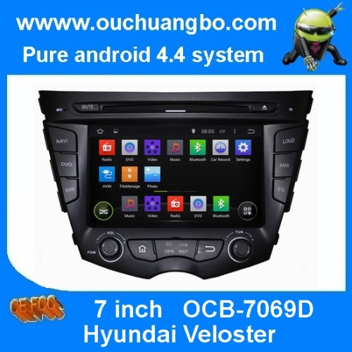 Ouchuangbo GPS Navigation Stereo Android 4.4 System for Hyundai Veloster DVD Audio Player