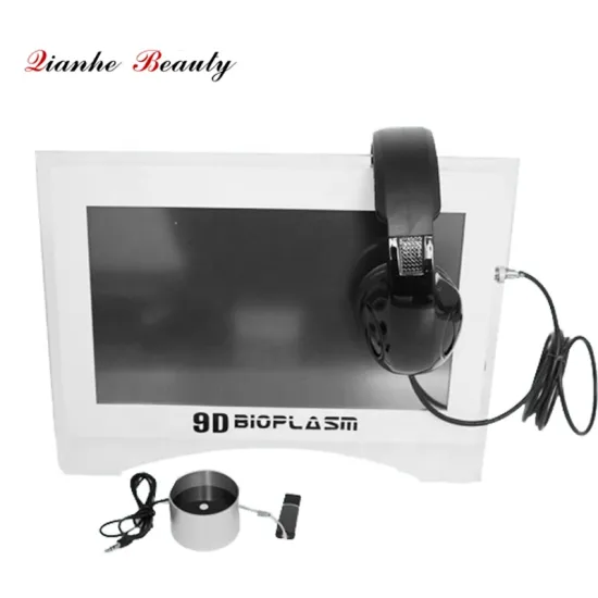 Multil-language screen touch 9d bioplasm nls diagnostics analyzer