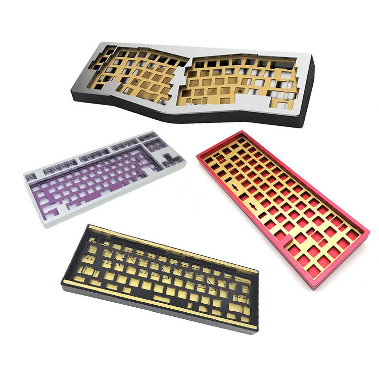 Factory Price Gaming Keyboard Housing Diy Aluminum 60 80 Keyboard Kit Cnc Machining Parts Mechanical Keyboard Housing1