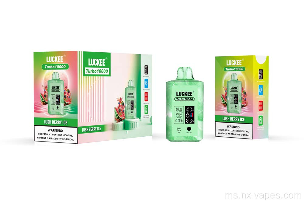 Harga vape luckee vape turbo 10000 pakai buang