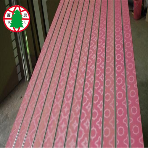 18 mm slot mdf grooved mdf panel