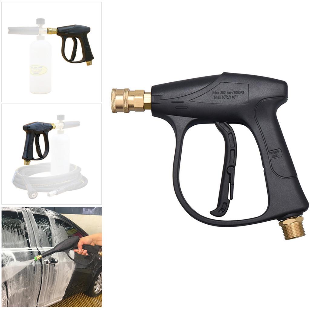 Factory Direct High Pressure Power Washer Water Spray Gun Wand Brass Fitting 3000 PSI Car Clean