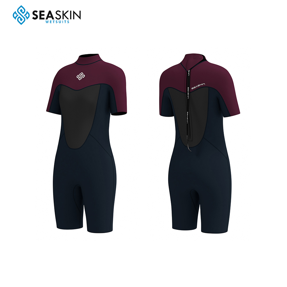 Back zip wetsuit shorty (1) Back zip wetsuit shorty (1)