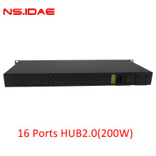 16 Ports Hub2.0 200W 고전력으로 내장되었습니다