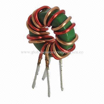 Toroidal Choke Coil with 2 to 30A Rated Current, -25 to 80°C Operating Temperature Range
